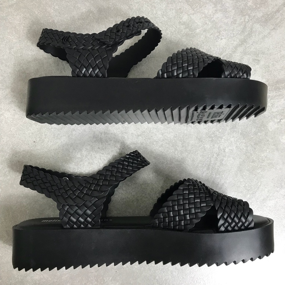 Melissa Salinas Jelly Hotness Black Sandals - Picture 6 of 8